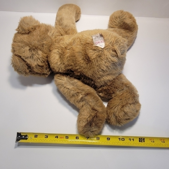 Gund  Cute 11" Brown Teddy Bear Mocha 6410 Seated Acrylic Eyes Embroidered Nose - Picture 7 of 7